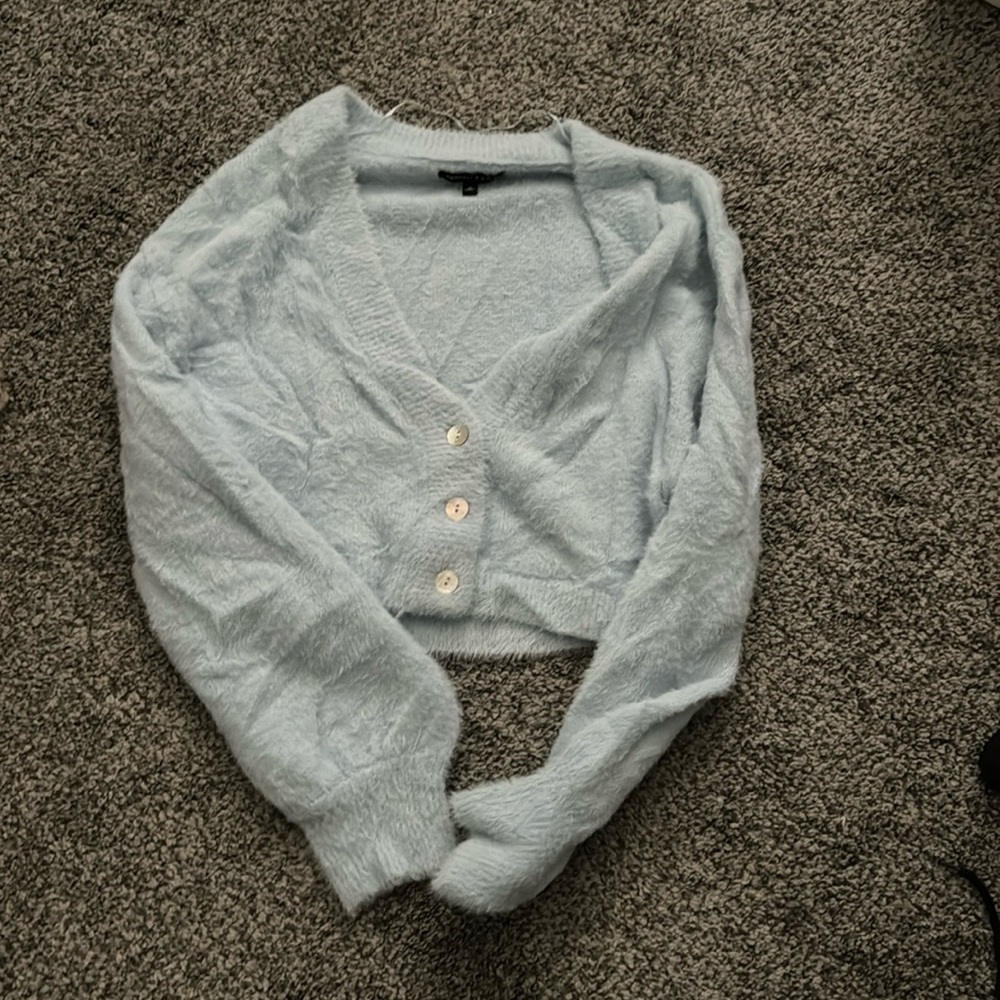 Fuzzy tank and sweater